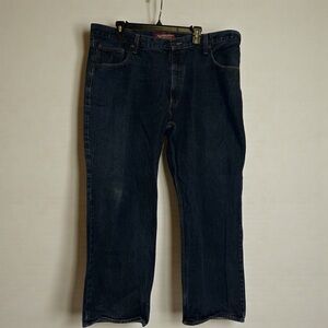 Arizona Jean Co. Men’s Loose Straight Leg Jeans 40x30 Dark Wash Classic Fit